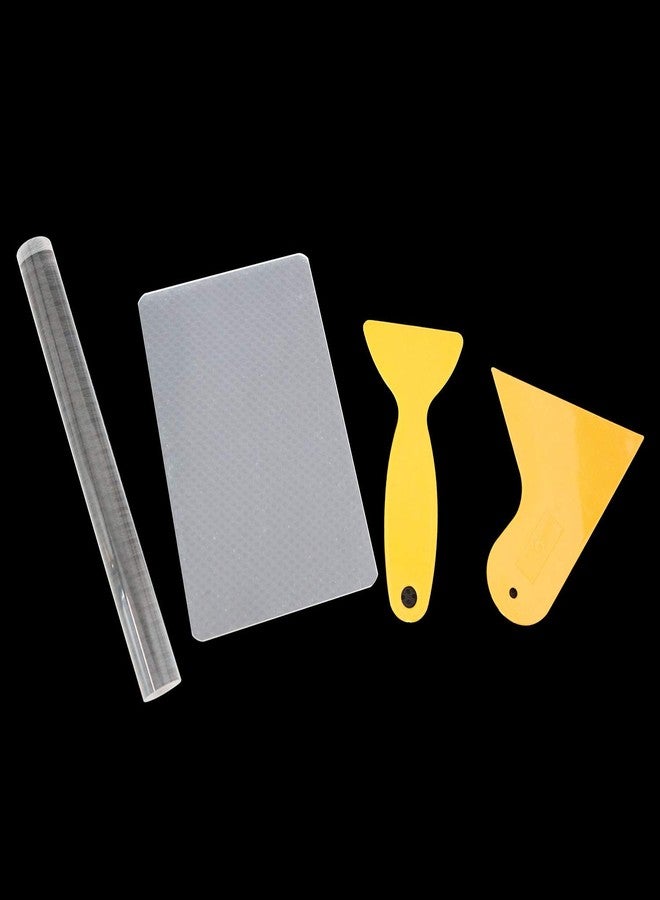 Tegg أدوات طين مطاطي من تيغ رولرز أكريليك صلبة مع لوح دعم وأدوات مساعدة لعمل الطين المطاطي الخفيف للغاية - Image 3