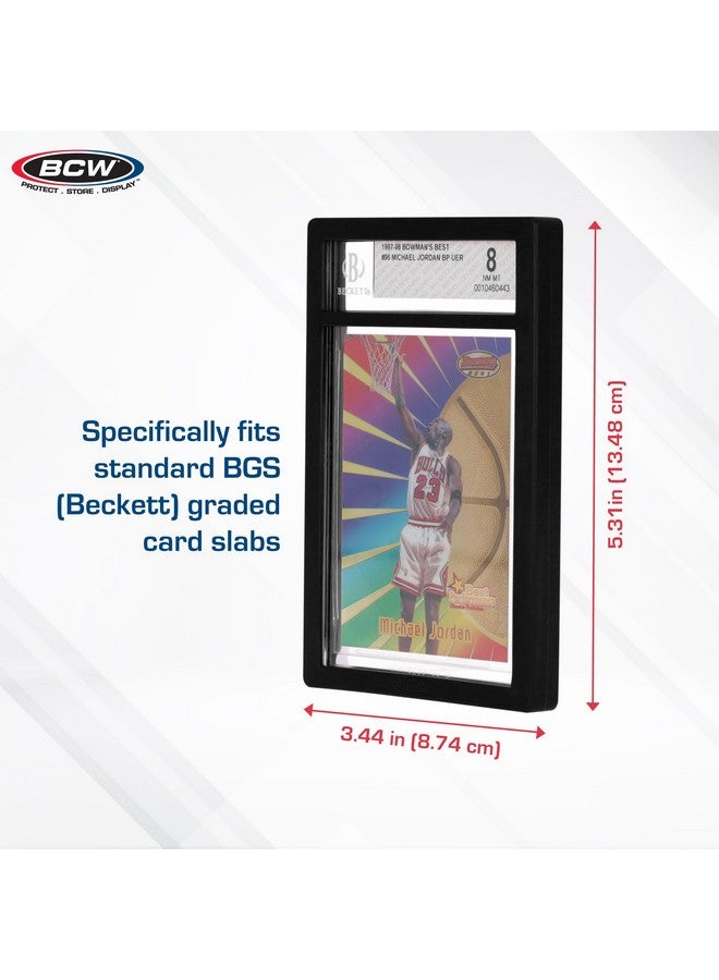 BCW BCW Graded Card Slab Bumpers for BGS Slabs - Black | 6-Pack Durable TPE Edge Protectors | Shields BGS-Standard Slabs from Scuffs, Chips & Impact Damage | Easy Fit & Non-Slip Grip for Trading Cards  - Image 3