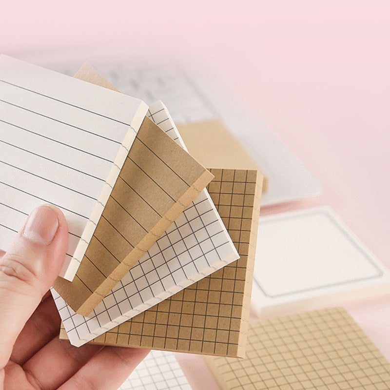 Reusable Sticky Notes For Students, Grid Blank Inner Pages, Memo Pads, Tearable Sticky Notes - Image 3
