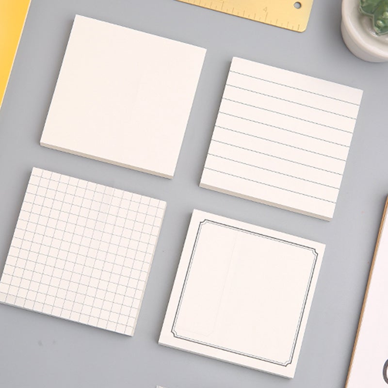 Reusable Sticky Notes For Students, Grid Blank Inner Pages, Memo Pads, Tearable Sticky Notes - Image 5