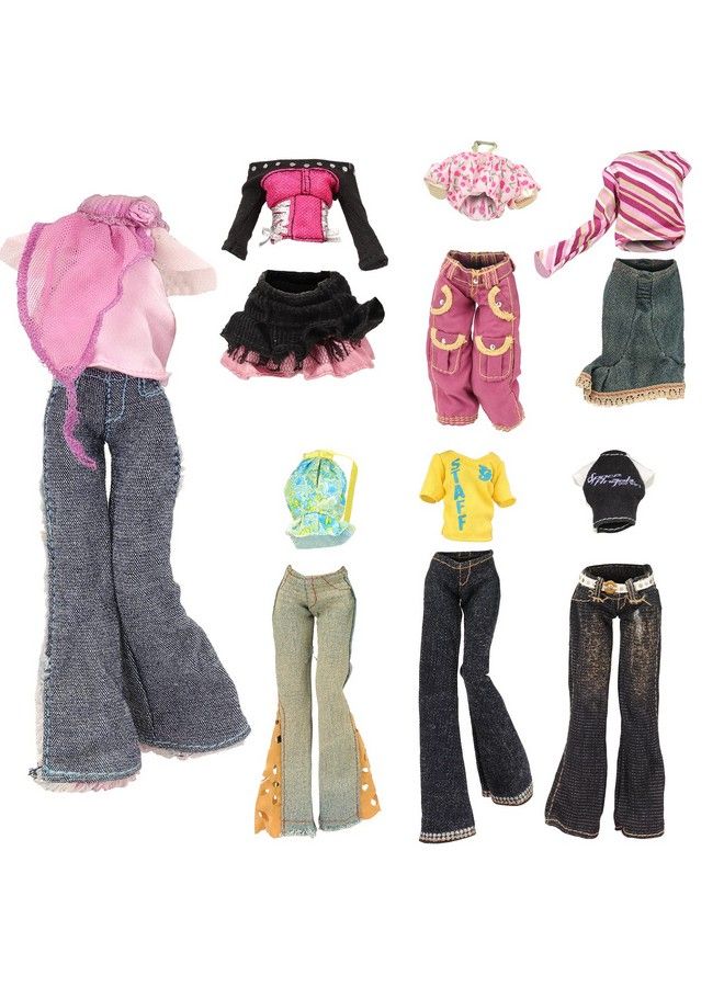 Barwa 10 مجموعات ملابس دمى لدمية فتاة الوحش بطول 11 بوصة أزياء عصرية قمصان عادية سراويل - Image 5