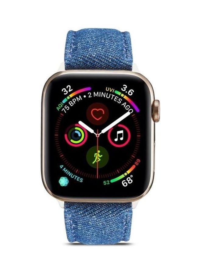 هوها سوار بديل لساعة أبل أزرق - Image 4