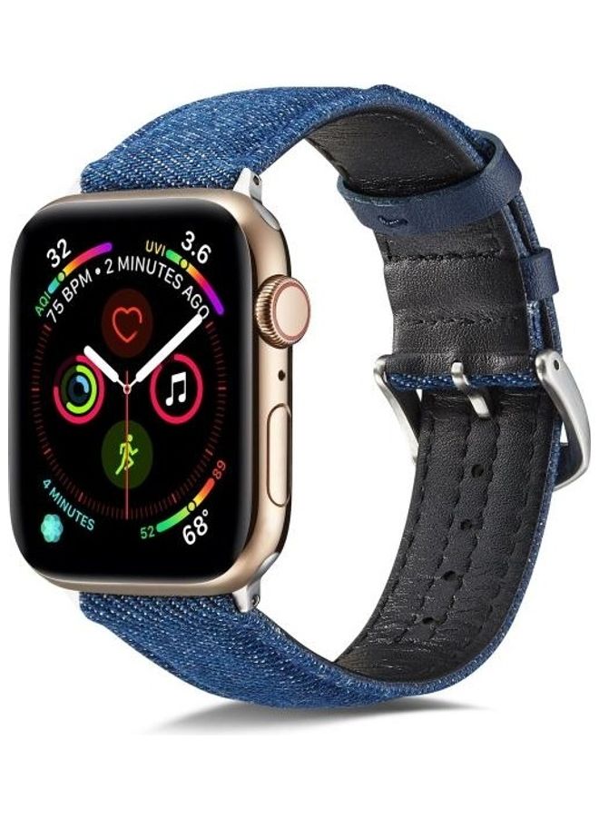 هوها سوار بديل لساعة أبل أزرق - Image 5