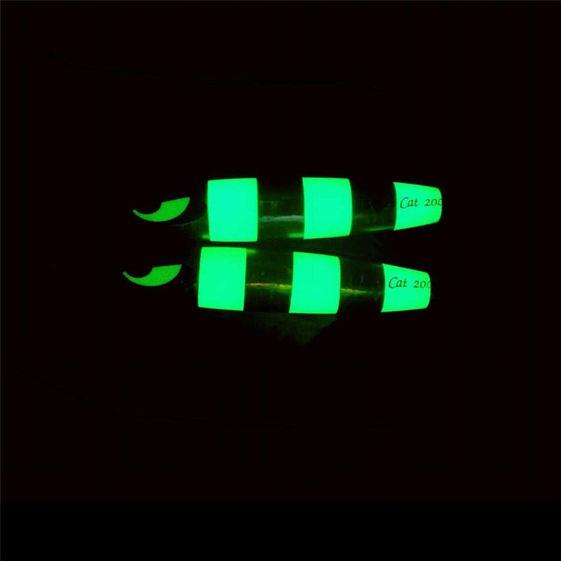 OCEAN CAT Jig Slow Pitch Jigging Fishing Lures Sinking Lead Metal Flat Jigs Jigging Baits with Hook for Saltwater Fishing 100G/150G/200G/250G (100g, Each Color 1 pc(All 5 pcs)) - Image 3