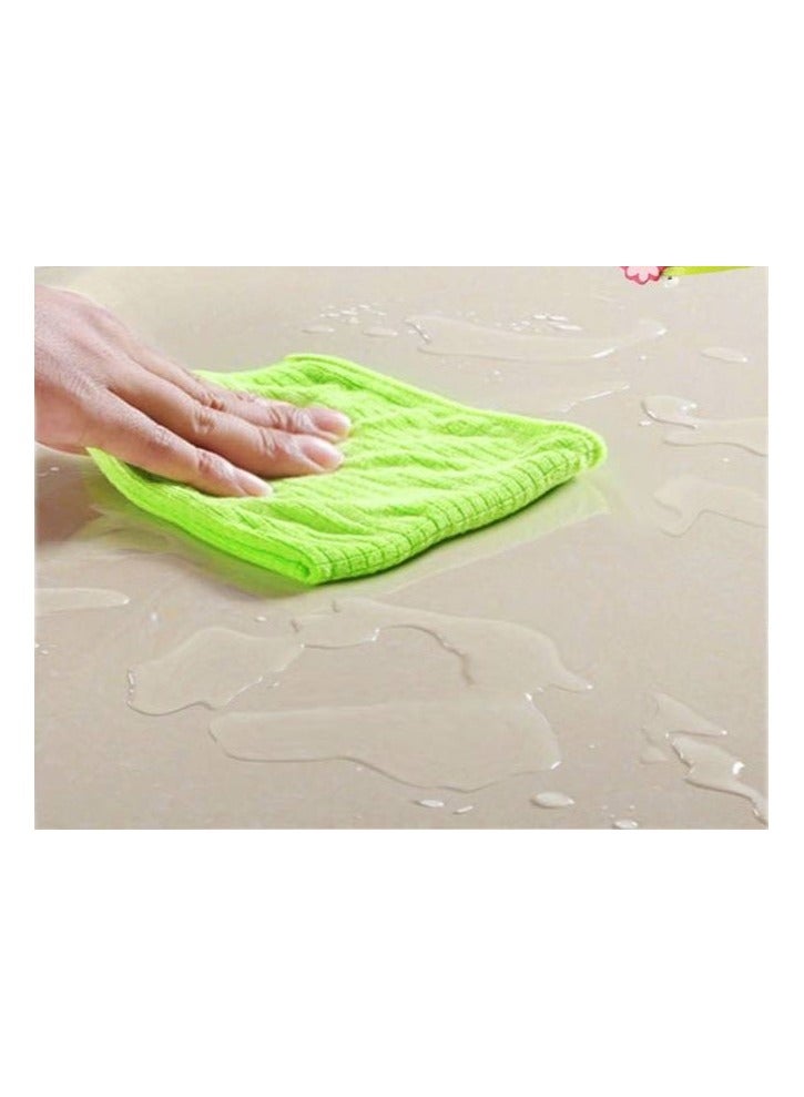 فوط مطبخ مايكروفايبر ٥ قطع الوان متعدده - Image 3