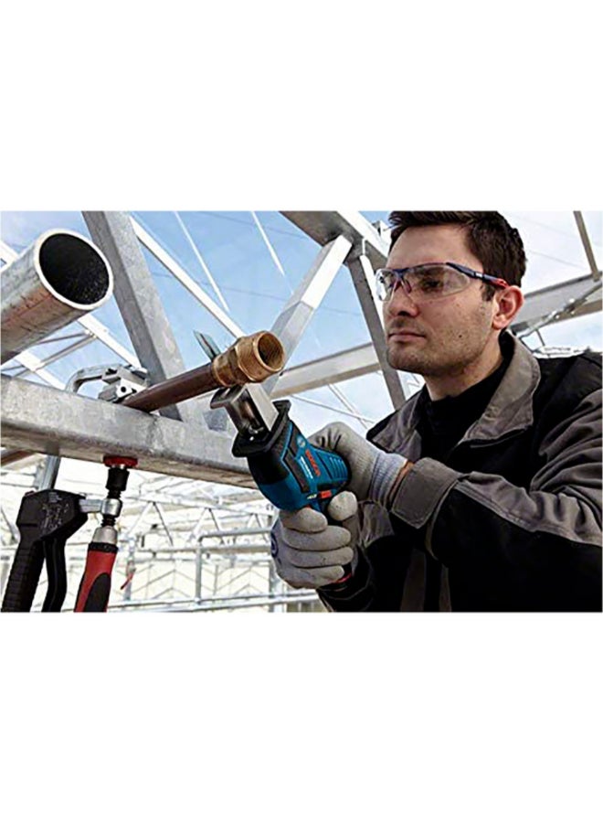 BOSCH GSA 12V-14 Professional Cordless Reciprocating Saw with 2.0Ah Battery, Charger and Free Jigsaw Blade Blue and Black 13.3 x 25.5 x 7 cm JE0 601 64L 902.B - Image 2