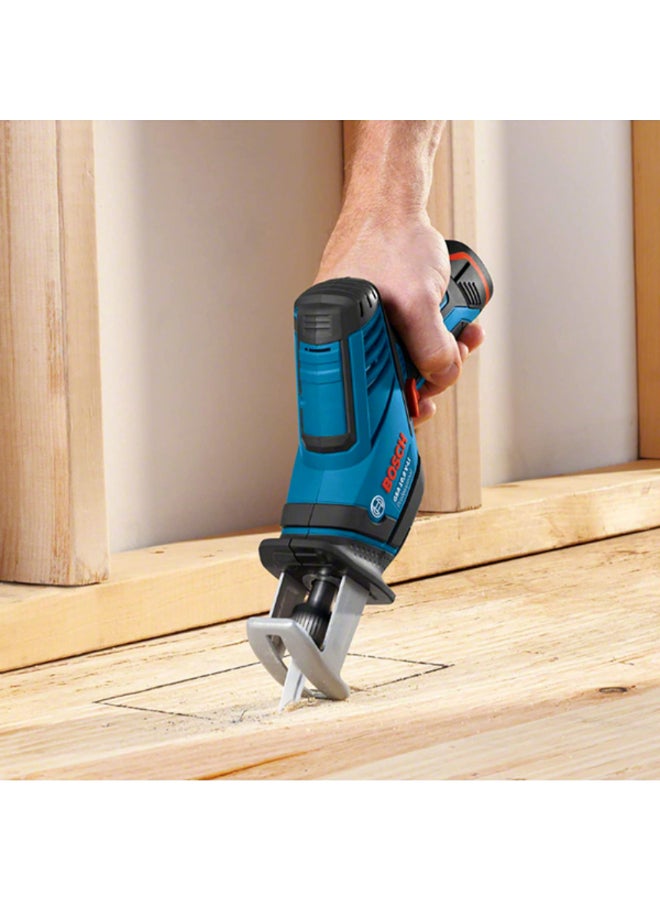 BOSCH GSA 12V-14 Professional Cordless Reciprocating Saw with 2.0Ah Battery, Charger and Free Jigsaw Blade Blue and Black 13.3 x 25.5 x 7 cm JE0 601 64L 902.B - Image 4