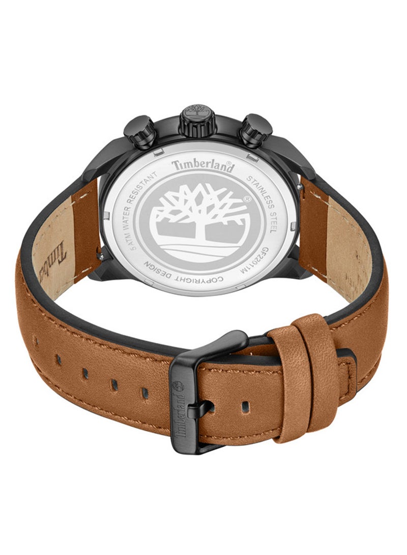 Timberland Men Northerd Silver Dial Stainless Steel Bracelet Analog Watch for Men, 41mm - Image 3