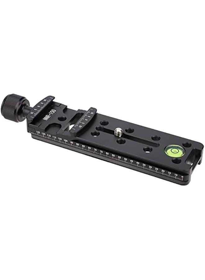 Arabest Camera Rail Nodal Slide with 150mm Quick Release Plate Clamp for Arca Swiss Tripod, perfect for DSLR Tripod, Monopod, and Ball Head, ideal for Panoramic and Close-up Photography.  - Image 3