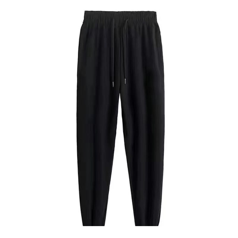 Autumn New Sports Pants Trousers Men'S Sports Casual Straight Leg Loose Men'S Sweatpants Fleece-Lined Trendy Leg Pants - Image 1