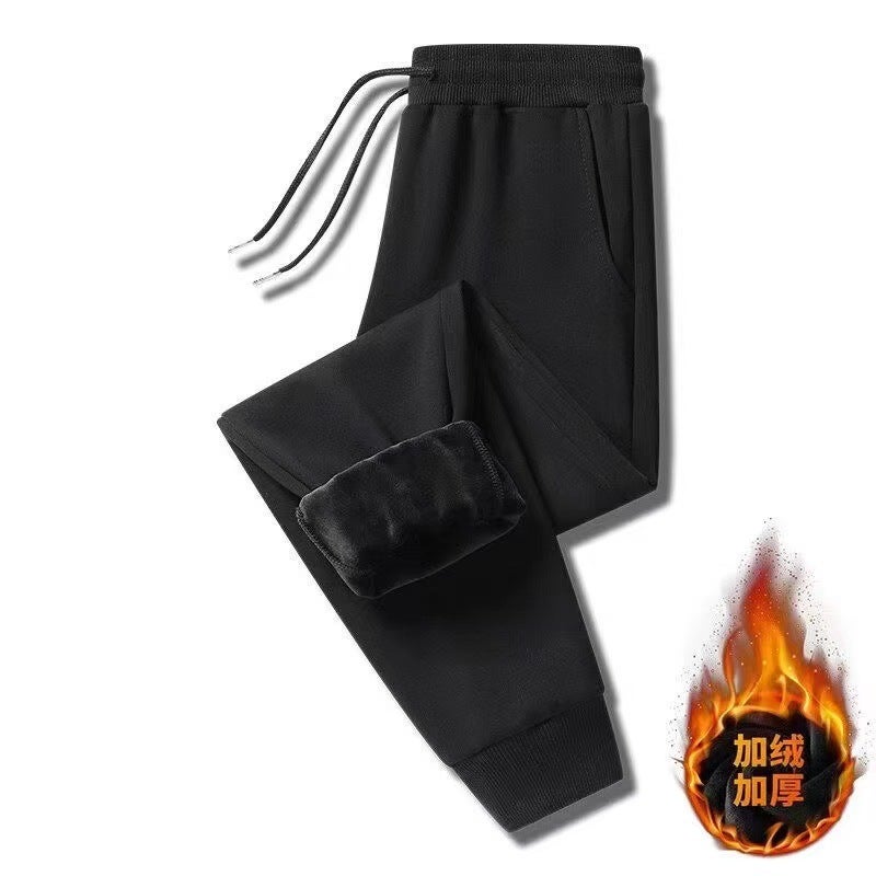 Autumn New Sports Pants Trousers Men'S Sports Casual Straight Leg Loose Men'S Sweatpants Fleece-Lined Trendy Leg Pants - Image 5