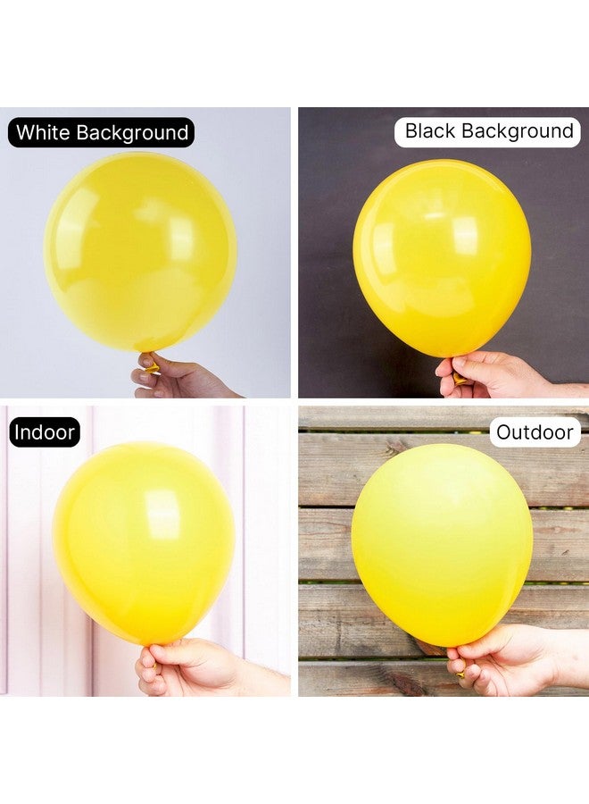 PartyWoo Yellow Balloons 120 pcs Different Sizes of 18 12 10 5 Inch Matte Light Yellow Latex Balloon Arch Kit Garland for Easter Bee Baby Shower Sunflower Birthday Graduation Decorations Yellow-Y55 - Image 3