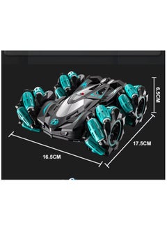 Beauenty Rechargeable 360° Rotation Remote Control Car| Best Remote Control Drift Stunt Toy Car| Rechargeable Car for kids (Green colour)| Best RC toy car| Premium toy Car with  effect | Spray RC toy car| Of  - Image 4