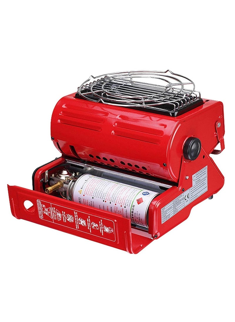 DANIM Portable Gas Heater 2 in 1 Heater Camping Gas Stove Camping Emergency Butane Heater Coherent Heat Source Survival Tools for Travelling Hiking Picnic Camping  - Image 3