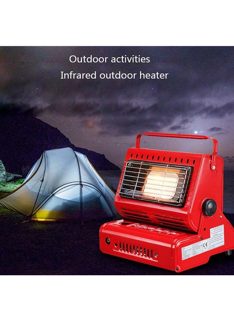 DANIM Portable Gas Heater 2 in 1 Heater Camping Gas Stove Camping Emergency Butane Heater Coherent Heat Source Survival Tools for Travelling Hiking Picnic Camping  - Image 4