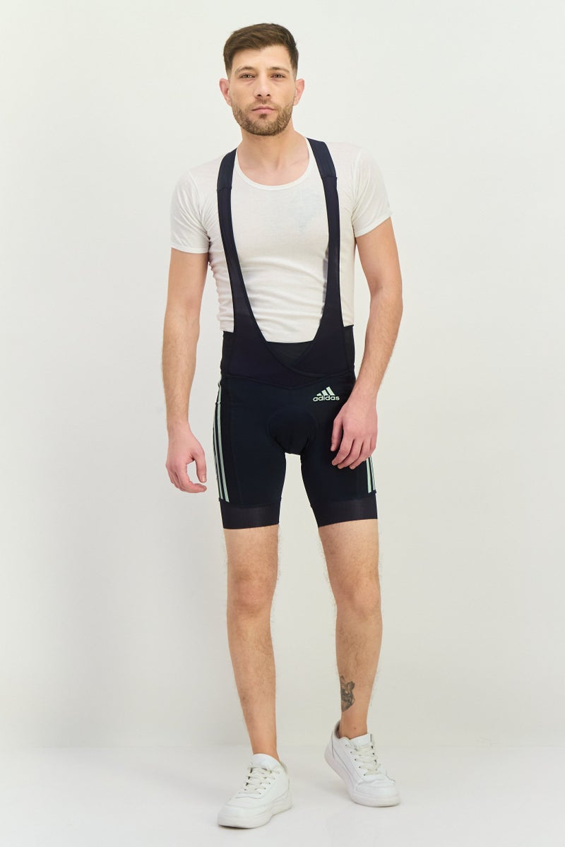 Adidas Men Sportswear Fit Padded Cycling Bib Shorts, Navy Blue  - Image 2