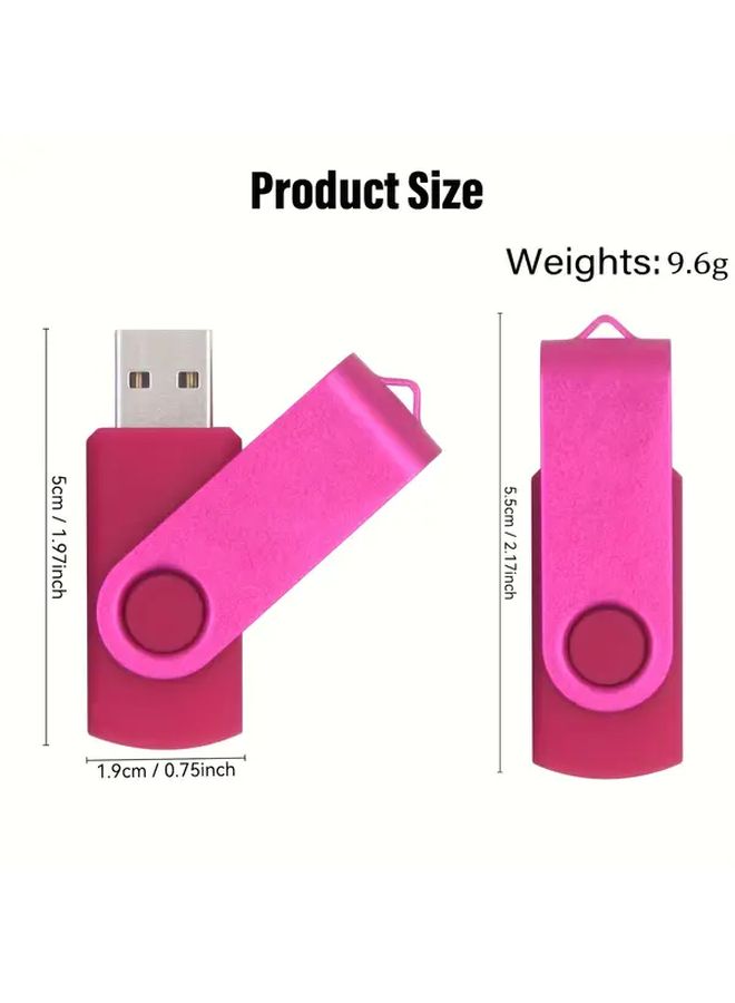 6 قطع فلاشة USB سعة 512 ميجابايت USB 2.0 عصا ذاكرة لتخزين ونقل البيانات هدية تجارية - Image 2