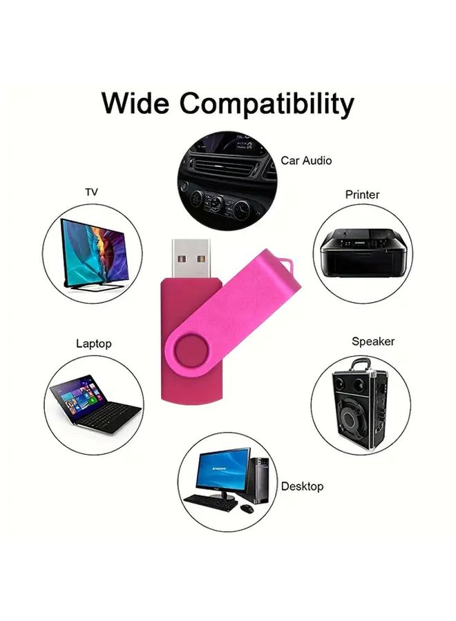 6 قطع فلاشة USB سعة 512 ميجابايت USB 2.0 عصا ذاكرة لتخزين ونقل البيانات هدية تجارية - Image 3