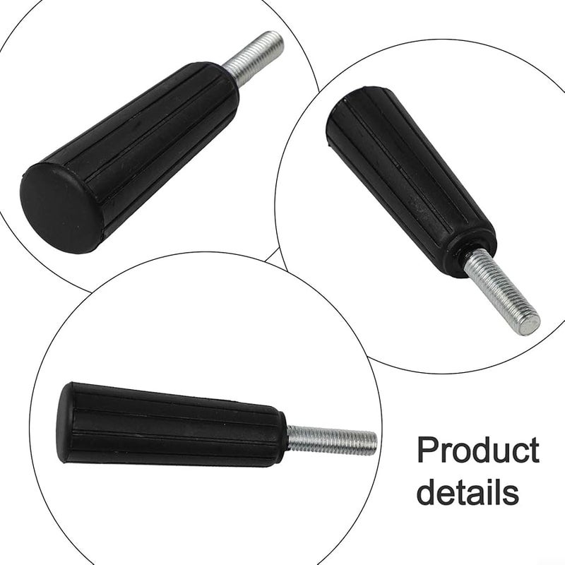 Miter Saw Adjustment Handle Replacement Black M10 Thread 35mm Metal Plastic 11 8x3cm - Image 3