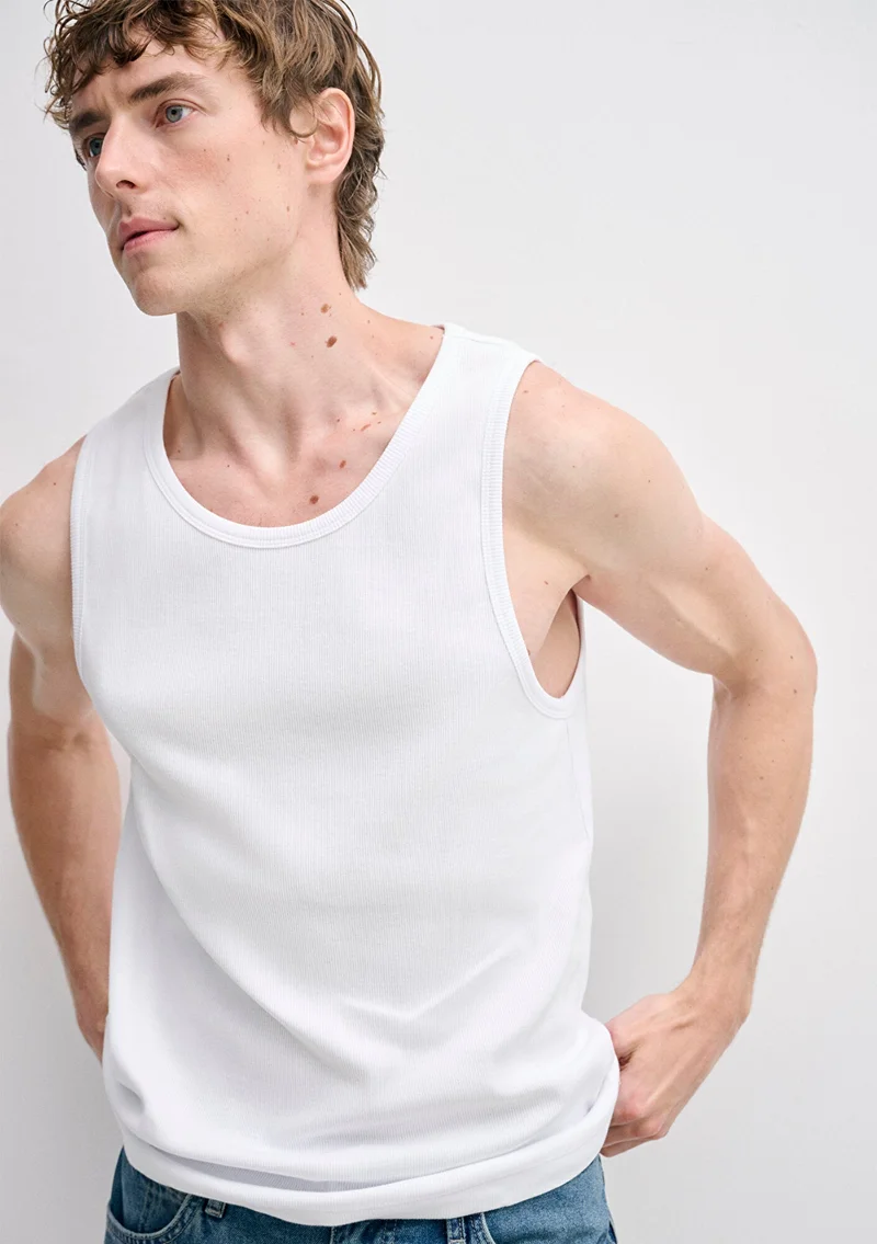 Mavi White Tank Top