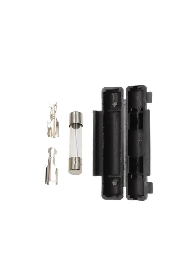Black 5Set 6X30mm Glass Fuse Holder with 0.1A 30A Fuse Socket Flip Shell Model 4A - Image 5