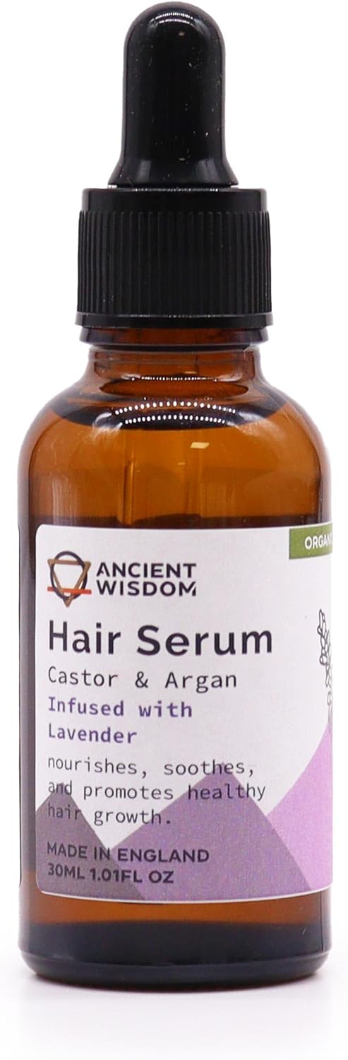 Ancient Wisdom Organic Hair Serum Infused with Lavender Essential Oil 30ml