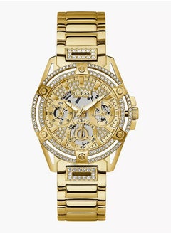 GUESS Women's Gold Multifunction Stainless Steel Strap Watch - GW0464L2  - Image 1