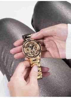 GUESS Women's Gold Multifunction Stainless Steel Strap Watch - GW0464L2  - Image 5