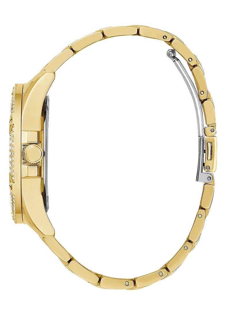 GUESS Women's Gold Multifunction Stainless Steel Strap Watch - GW0464L2  - Image 3