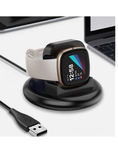 SYOSI Charger Compatible with Fitbit Sense/Fitbit Versa 3 Charging Dock, Anti-Slip Replacement Cable Stand Station 100cm Cord Accessories Cradle Base Holder for Sense/Versa 3 Smartwatch  - Image 5