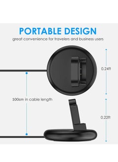 SYOSI Charger Compatible with Fitbit Sense/Fitbit Versa 3 Charging Dock, Anti-Slip Replacement Cable Stand Station 100cm Cord Accessories Cradle Base Holder for Sense/Versa 3 Smartwatch  - Image 3