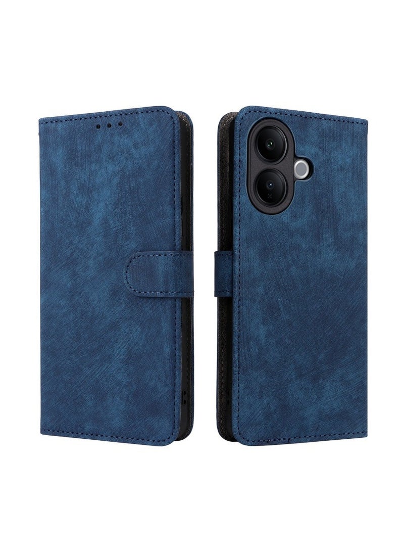 general Magnetic Durable Phone Case for VIVO V60 Lite 4G (5G) with Card Slot and Stand Function, TPU+PU Shockproof Flip Cover - Image 1