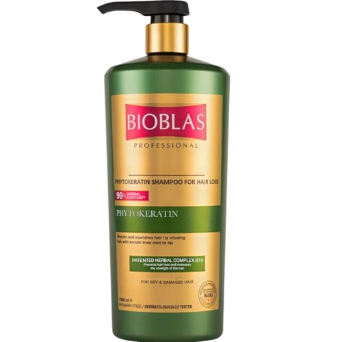 Bioblas Phytokeratin Shampoo Against Hair Loss 1000 ml - Image 1