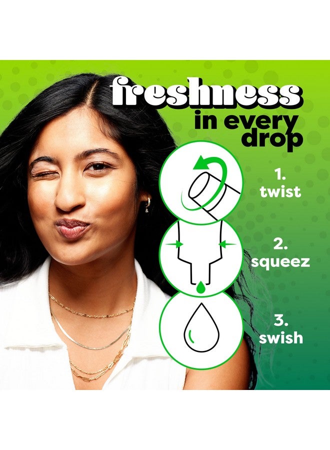 كرست غسول الفم سكوب سكويز المركز بنكهة النعناع المنعش، زجاجة 50 مل، استخدامات متساوية حتى زجاجة سعة 1 لتر *مقابل غسول الفم سكوب أوت لاست سعة 1 لتر، اضغط للتحكم في القوة - Image 4