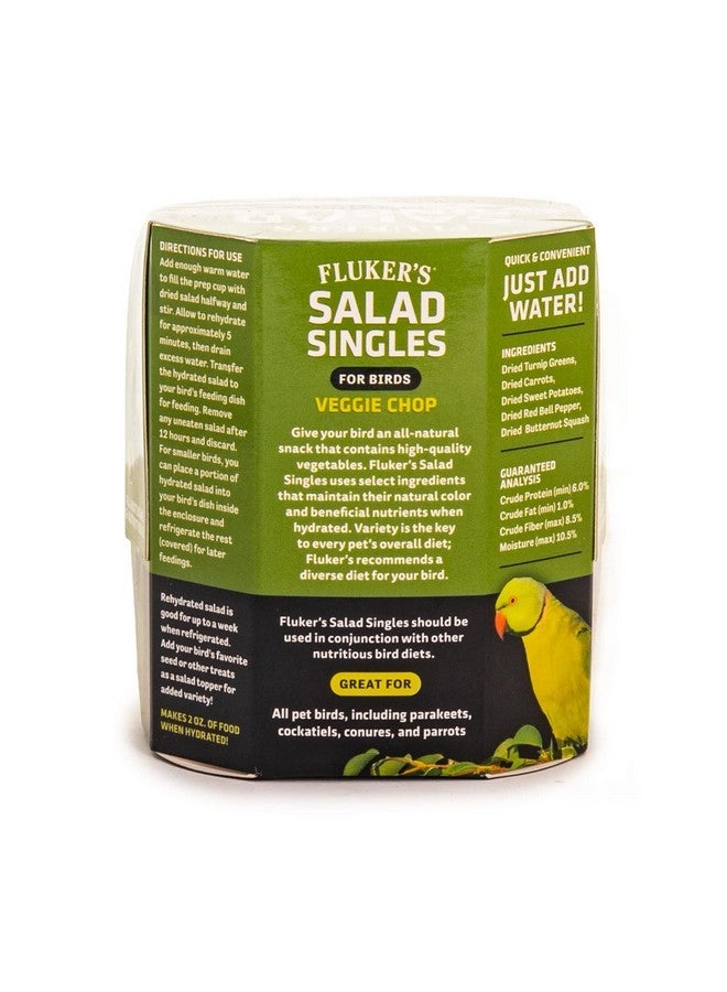 فلكرز مزيج خضراوات طبيعي بالكامل من فلوكر سالاد سينجلز، أضف الماء فقط، رائع للببغاوات، والكوكاتيل، والكونيور، والببغاوات، والطيور الأخرى، عبوة من 3 قطع - Image 4