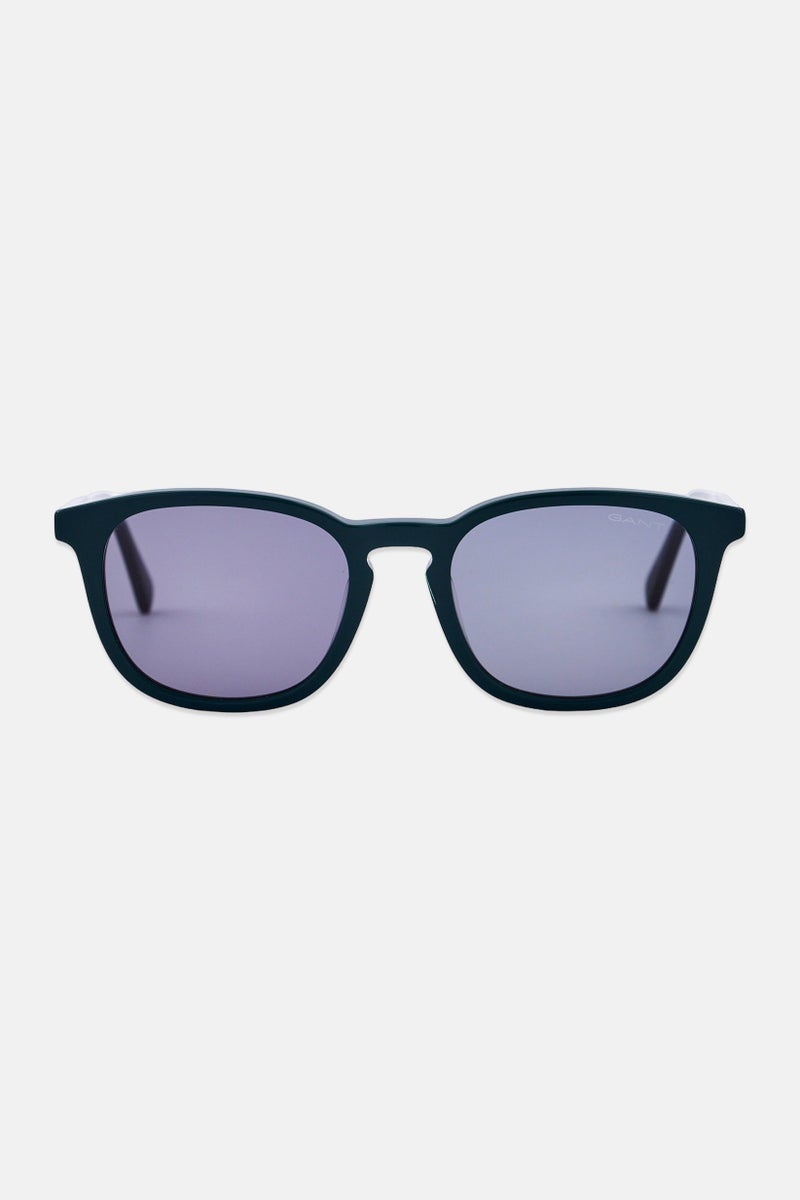 GANT Women GA00017 96N Square Sunglasses, Drak Green - Image 1