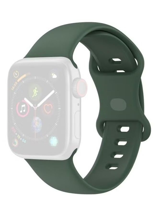 فيسوس Replacement Watchbands For Apple Watch Series 7 45mm/6 & SE & 5 & 4 44mm/3 & 2 & 1 42mm Dark Green