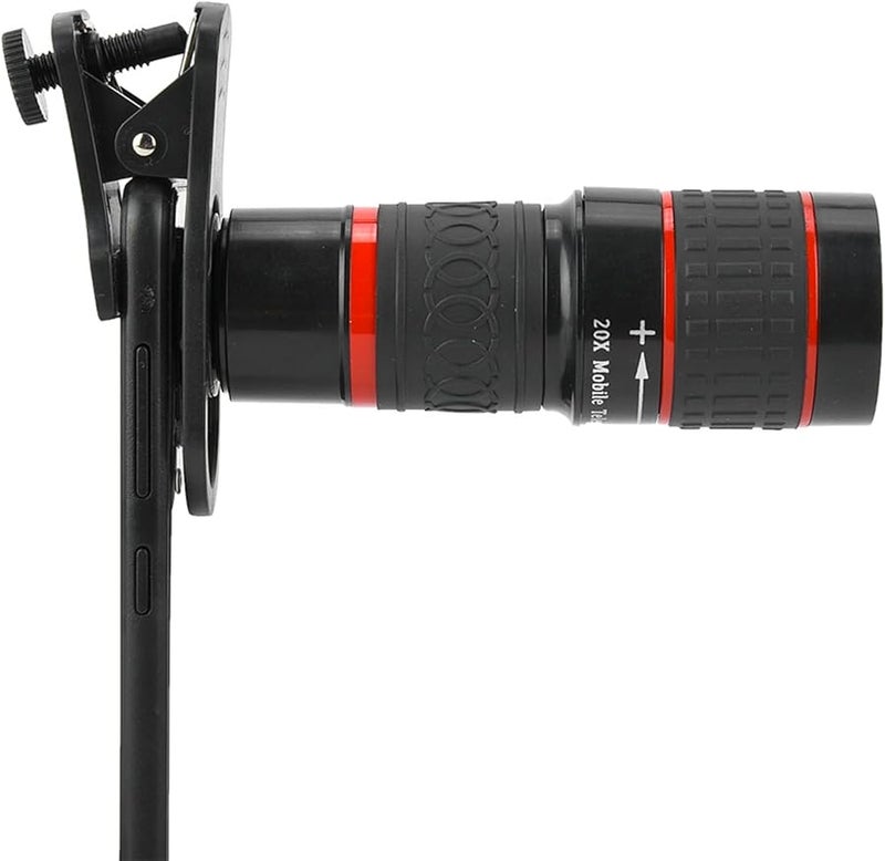 20X Zoom Telephoto Lens for Smartphones with Clip 50 to 200m for Sports and Concerts - Image 3