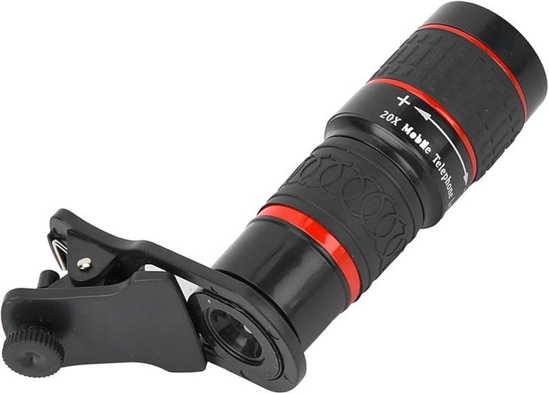 20X Zoom Telephoto Lens for Smartphones with Clip 50 to 200m for Sports and Concerts - Image 4