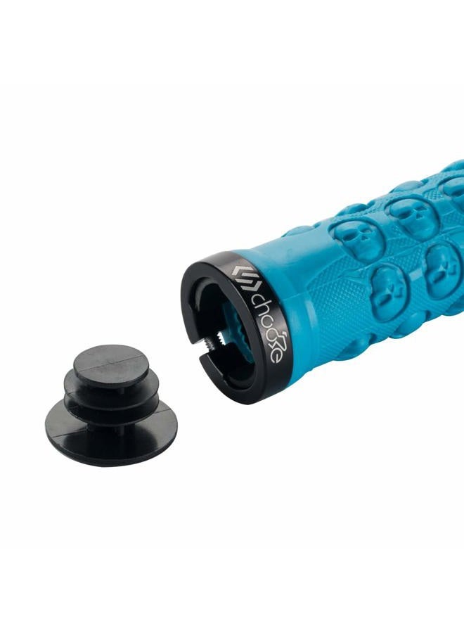 Choose Mountain Bike Grips Bicycle Handlebar Grips Double Lock on MTB Grips BMX Folding Bike Grip Blue - Image 5