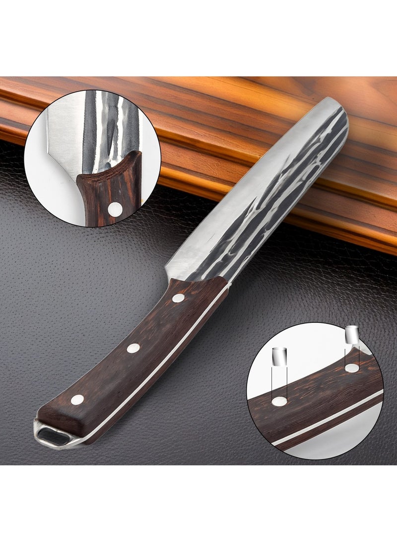 Japanese Chef's Knife with Solid Wood Handle - Image 3