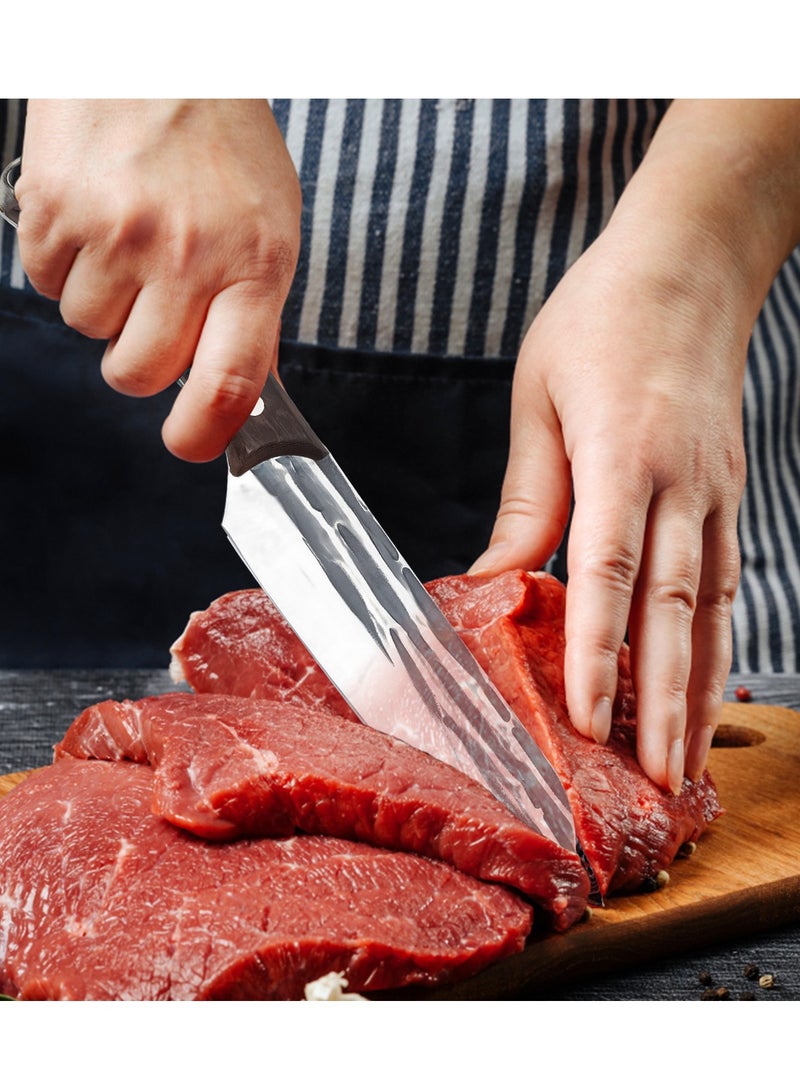 Japanese Chef's Knife with Solid Wood Handle - Image 5
