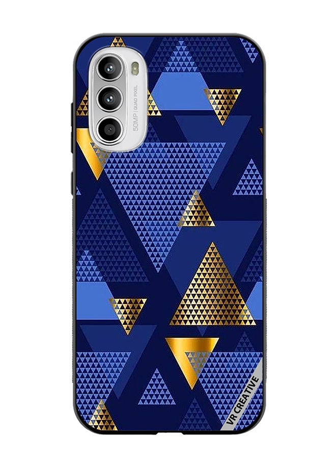 VR CREATIVE Protective Case Cover For Motorola Moto G82 Interic Art Abstract Design Multicolour - Image 1