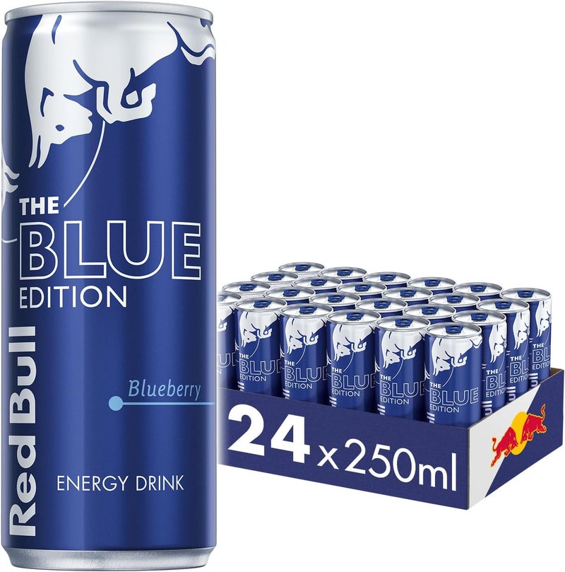 Red Bull ريد بول مشروب الطاقة النسخة الزرقاء 250 مل - عبوة من 24 علبة - Image 1