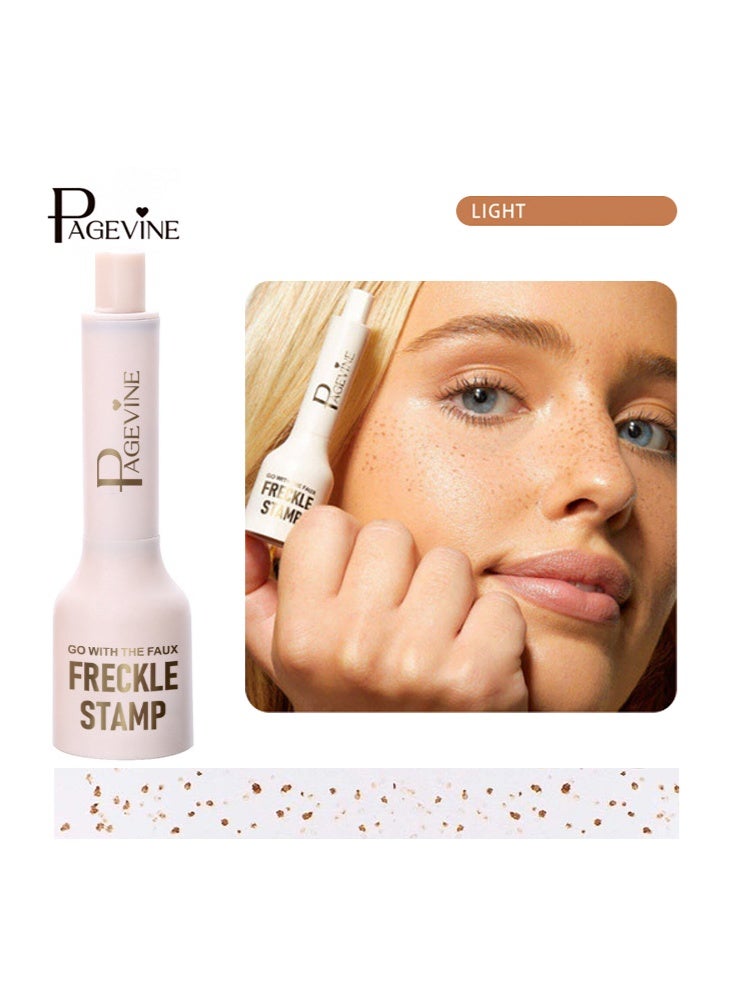 PAGE VINE Freckle Stamp-Easily Create A Cluster of Freckles in 5 Seconds,Waterproof Fake Freckles Stain Pen, Quick-Dry Natural-Looking Freckle Stamp Marker Pencil Tool for Sunkissed Look, Upgrade Liquid Freckle Stain Stamp, Long-Lasting  01 Light - Image 2