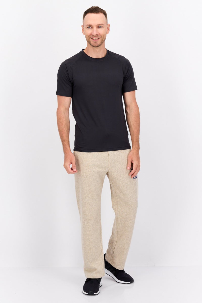 Legend Men Sportswear Fit Short Sleeves Training T-shirt, Charcoal Black - Image 3