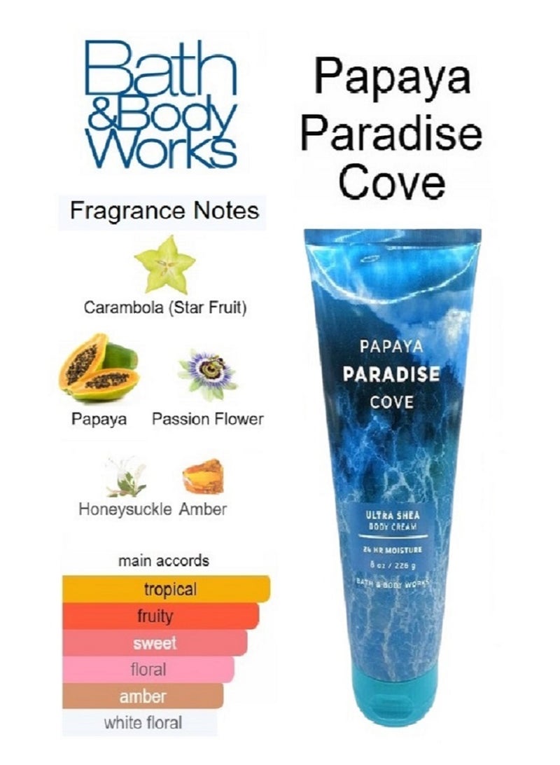 باث آند بودي وركس كريم الجسم بابايا بارادايس كوف 226 جرام - Image 2
