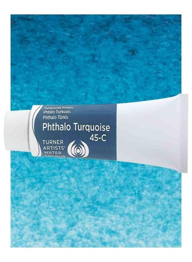 Turner Colour Works Turner Concentrated Professional Artists' Watercolor Paint 15ml Tube - Phthalo Turquoise - Image 1