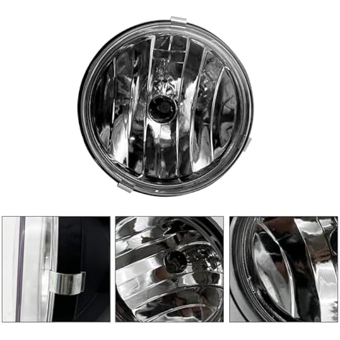 BOXLIGHT Fog Lights Compatible With 20072013 Gmc Sierra 150020072014 Sierra 2500 3500 Not Fit Classic Models 1 Pair Fog Lamps With 880 12V 27W Bulbs Smoked Lens - Image 3