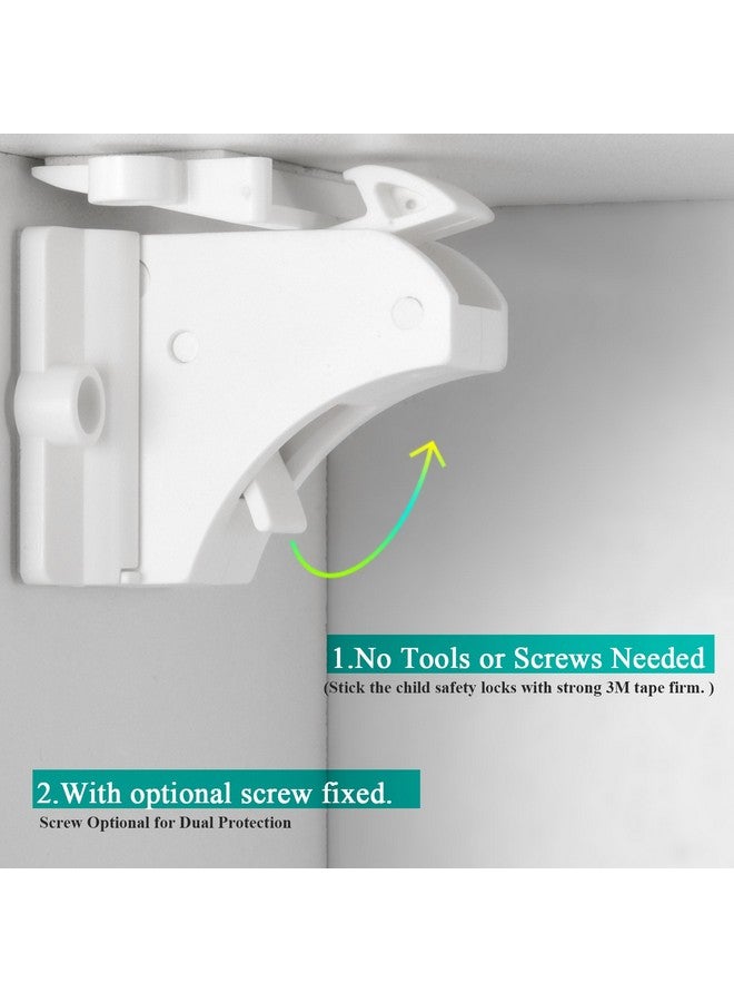 vmaisi أقفال خزائن مغناطيسية لاصقة (12 قفل و 2 مفتاح) - Image 5